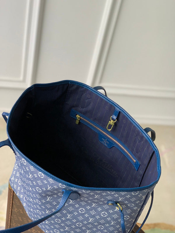 LV Neverfull Blue