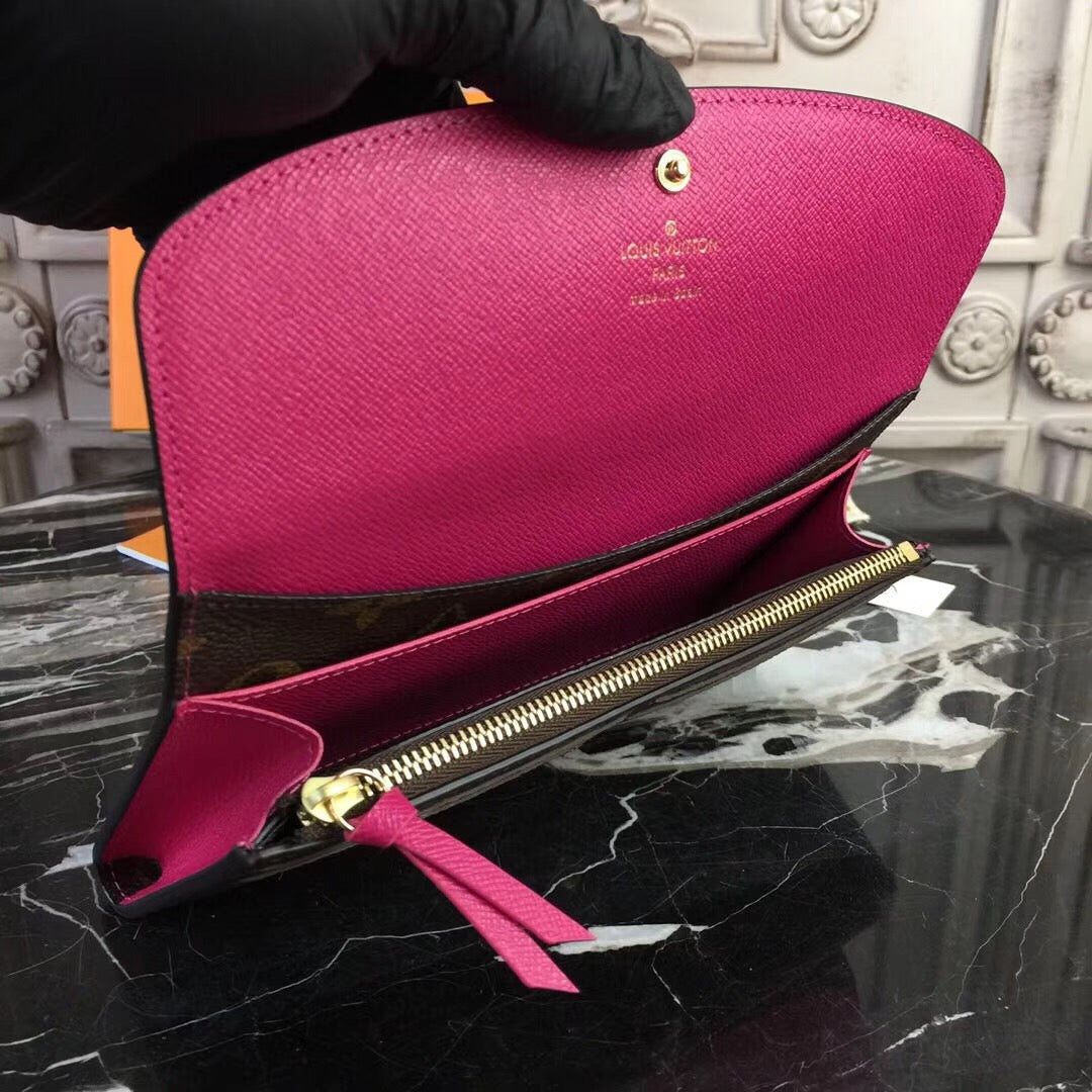 LV PORTAFOGLIO EMILIE PURPLE