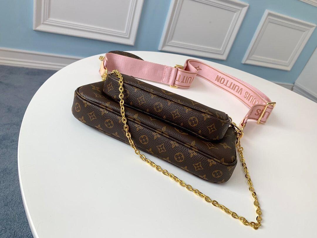 LV MULTI POCHETTE ACCESSOIRES ROSE CLAIR