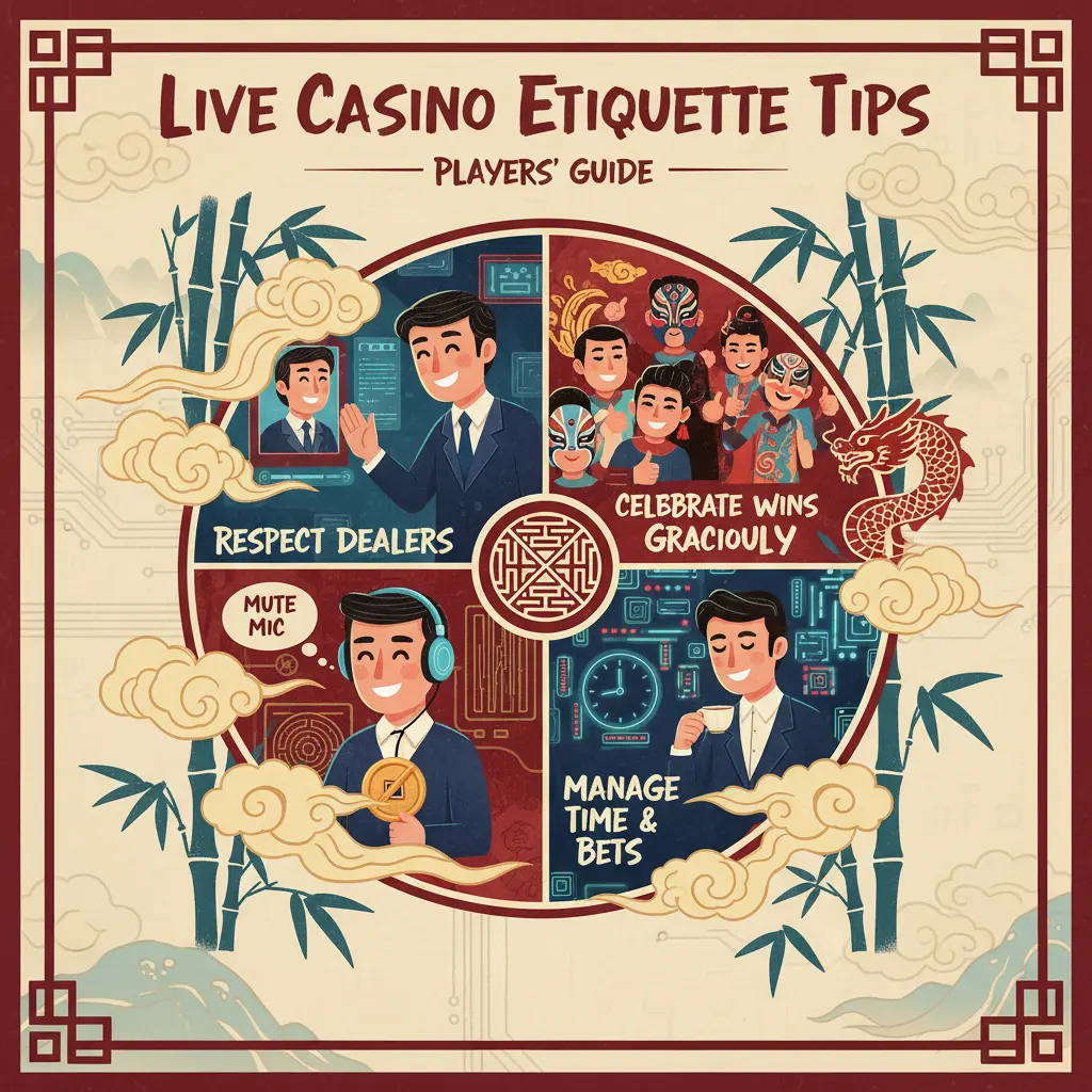Live casino etiquette tips - Players