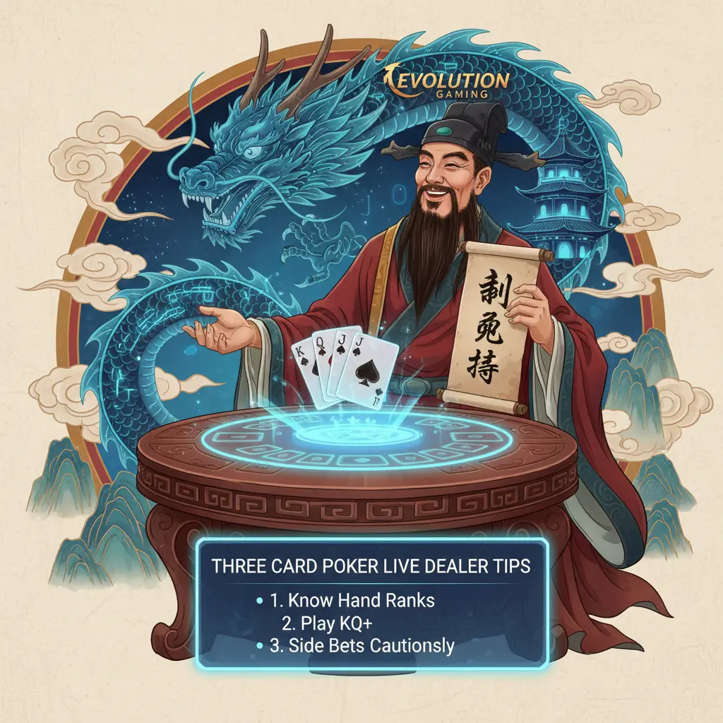 Three card poker live dealer tips - Evolution