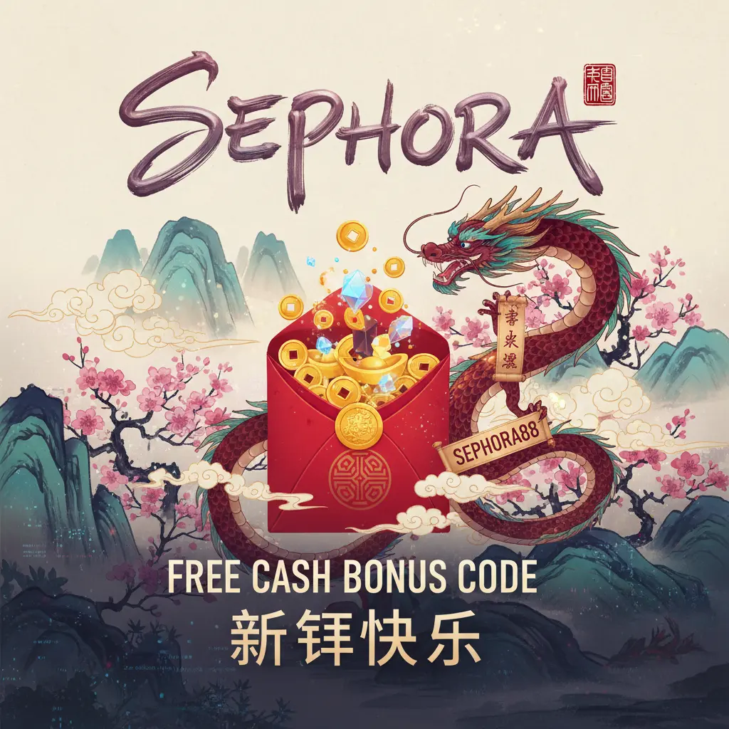 free cash bonus code - Sephora