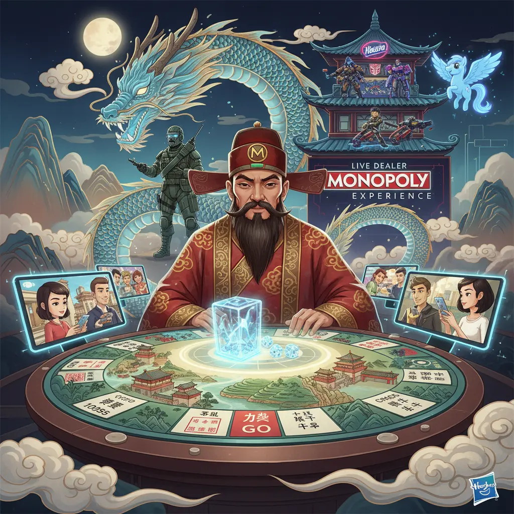 Live dealer monopoly experience - Hasbro