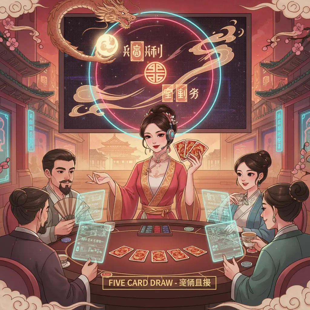 Live dealer poker variations - Five