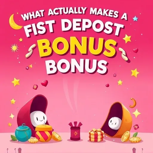 What Actually Makes a First Deposit Bonus 