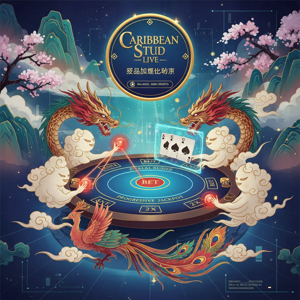 Caribbean stud live dealer games - Caribbean