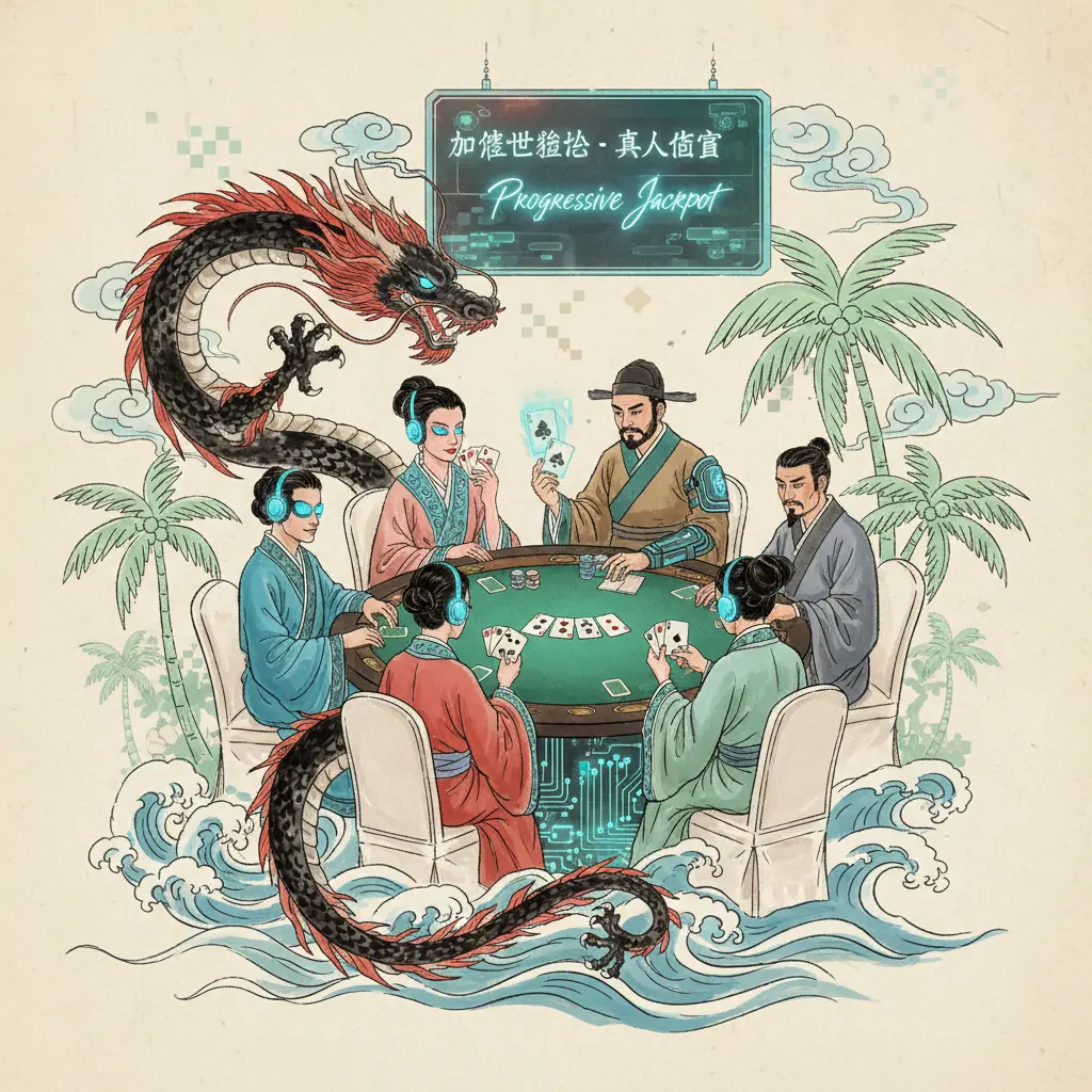 Live dealer poker variations - Caribbean