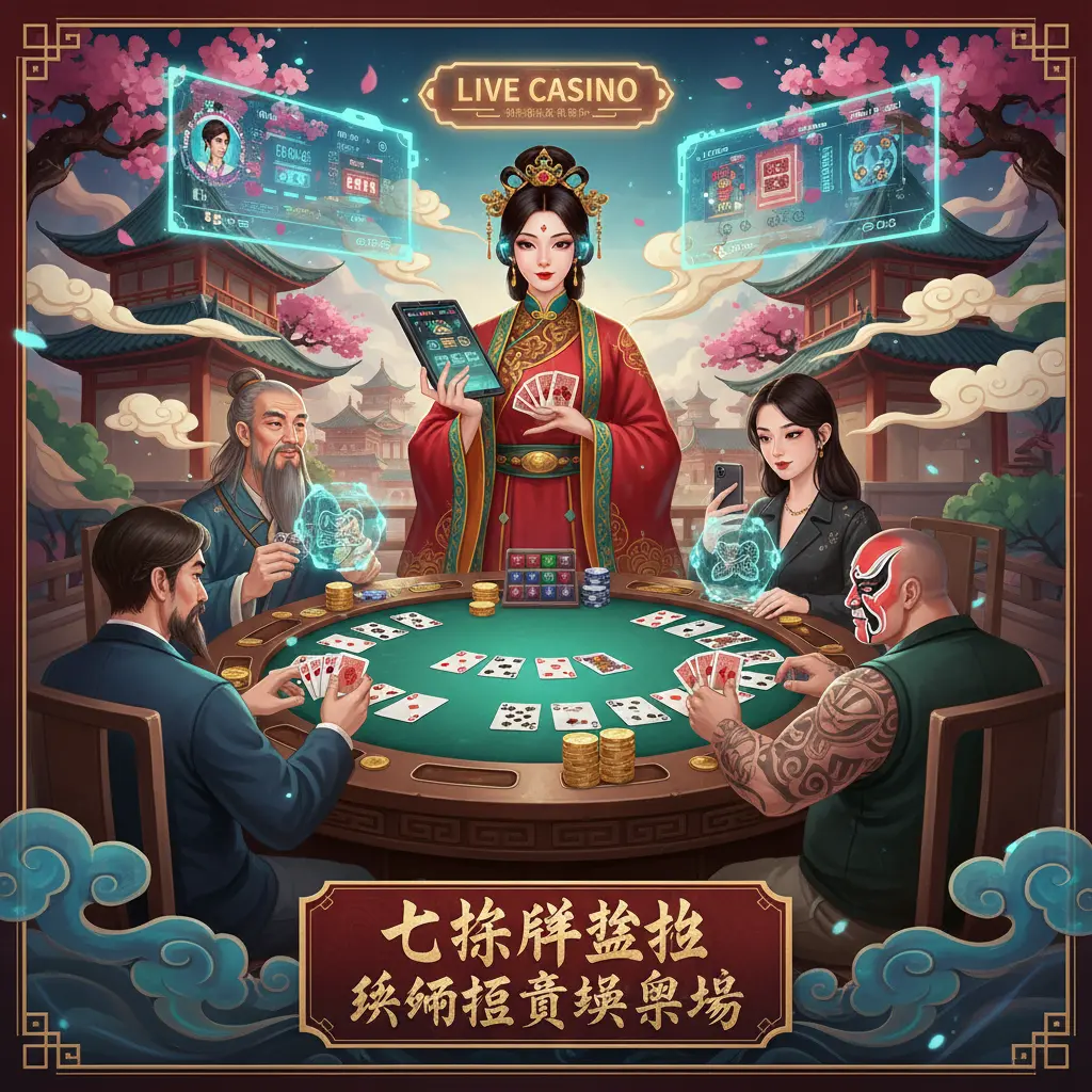 Live dealer poker variations - Seven