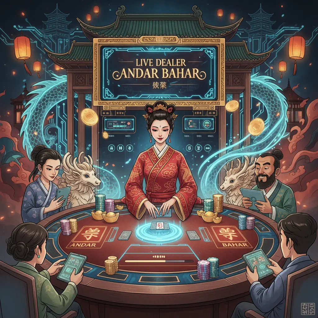 Live dealer andar bahar online - Dealer