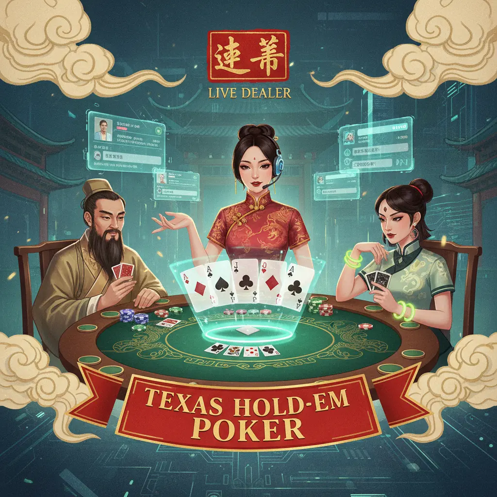 Live dealer poker variations - Texas