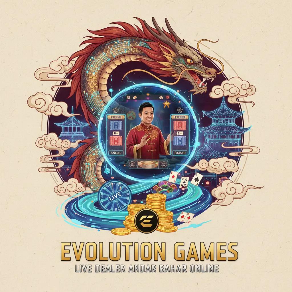 Live dealer andar bahar online - Evolution